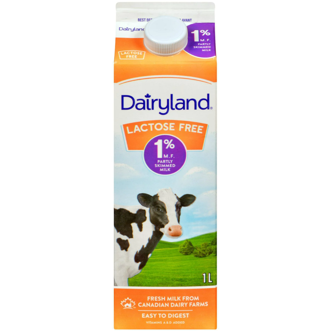 1% LACTOSE FREE MILK 1L – Canteen Canada