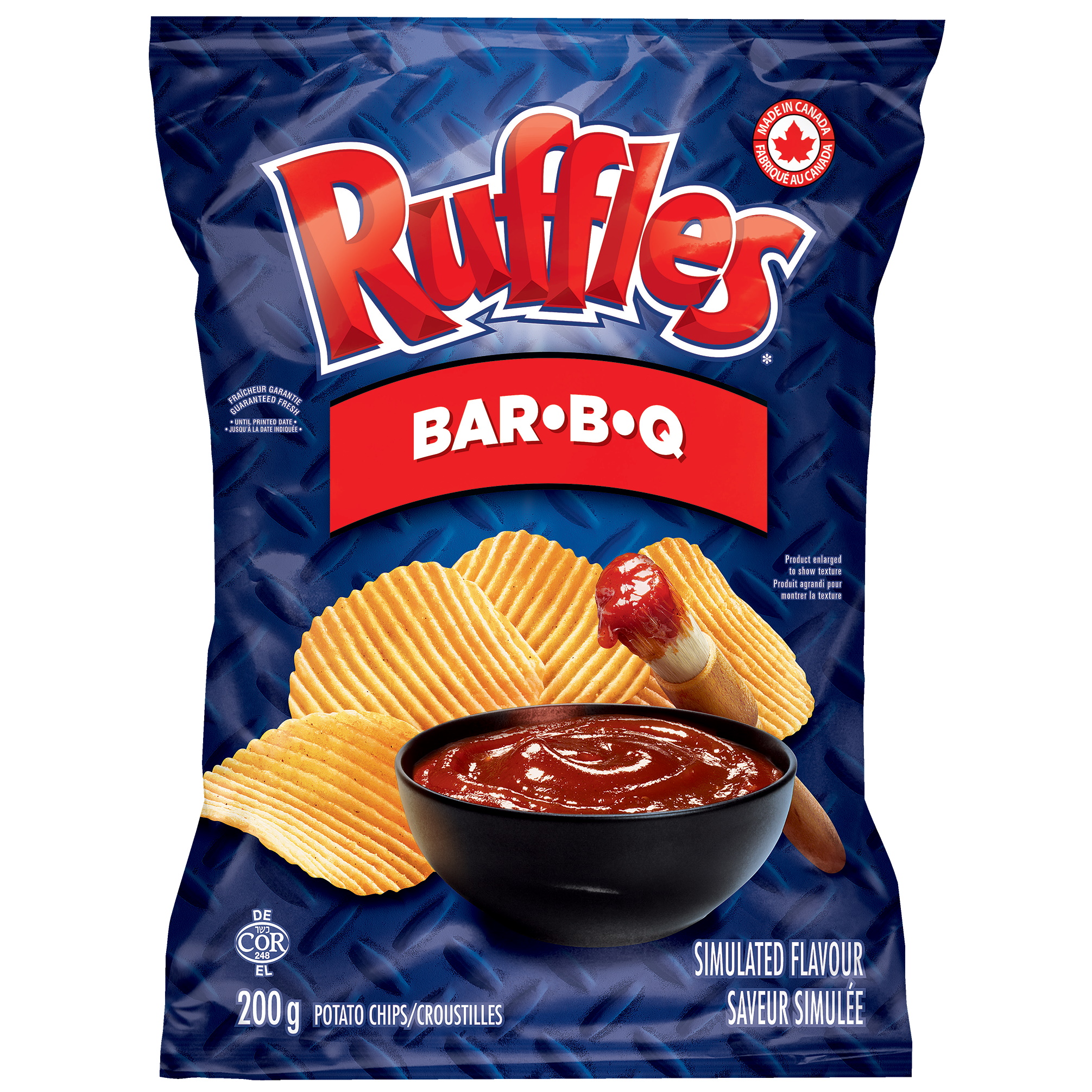 ruffles bbq chips gluten free