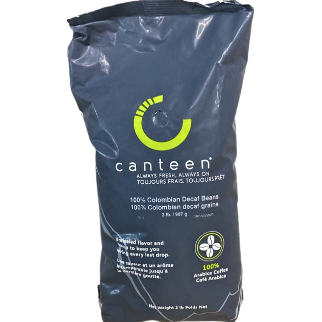 CANTEEN DECAF COLOMBIAN WHOLE BEAN 907 g