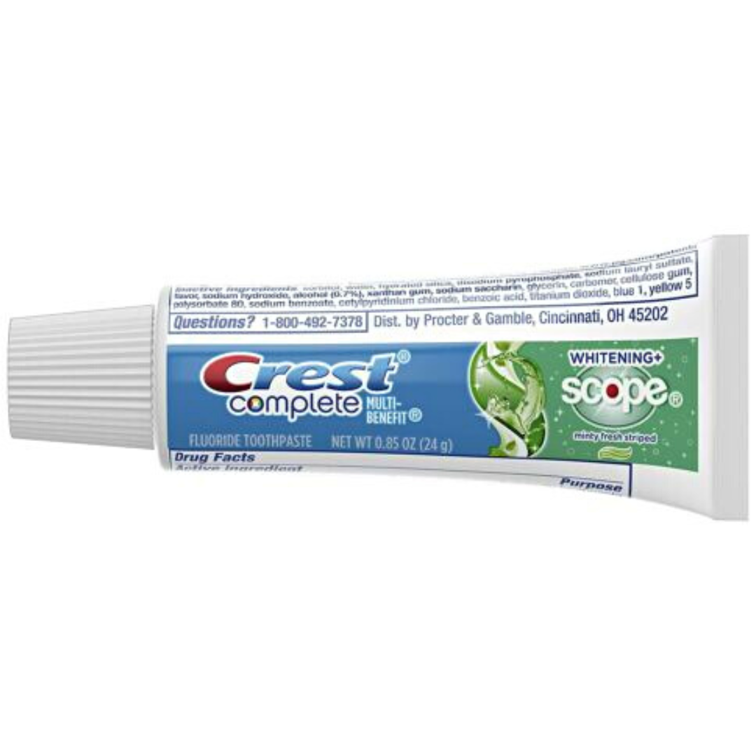 CREST COMPLETE WHITENING PLUS SCOPE TRAVEL SIZE 24g - Canteen Canada