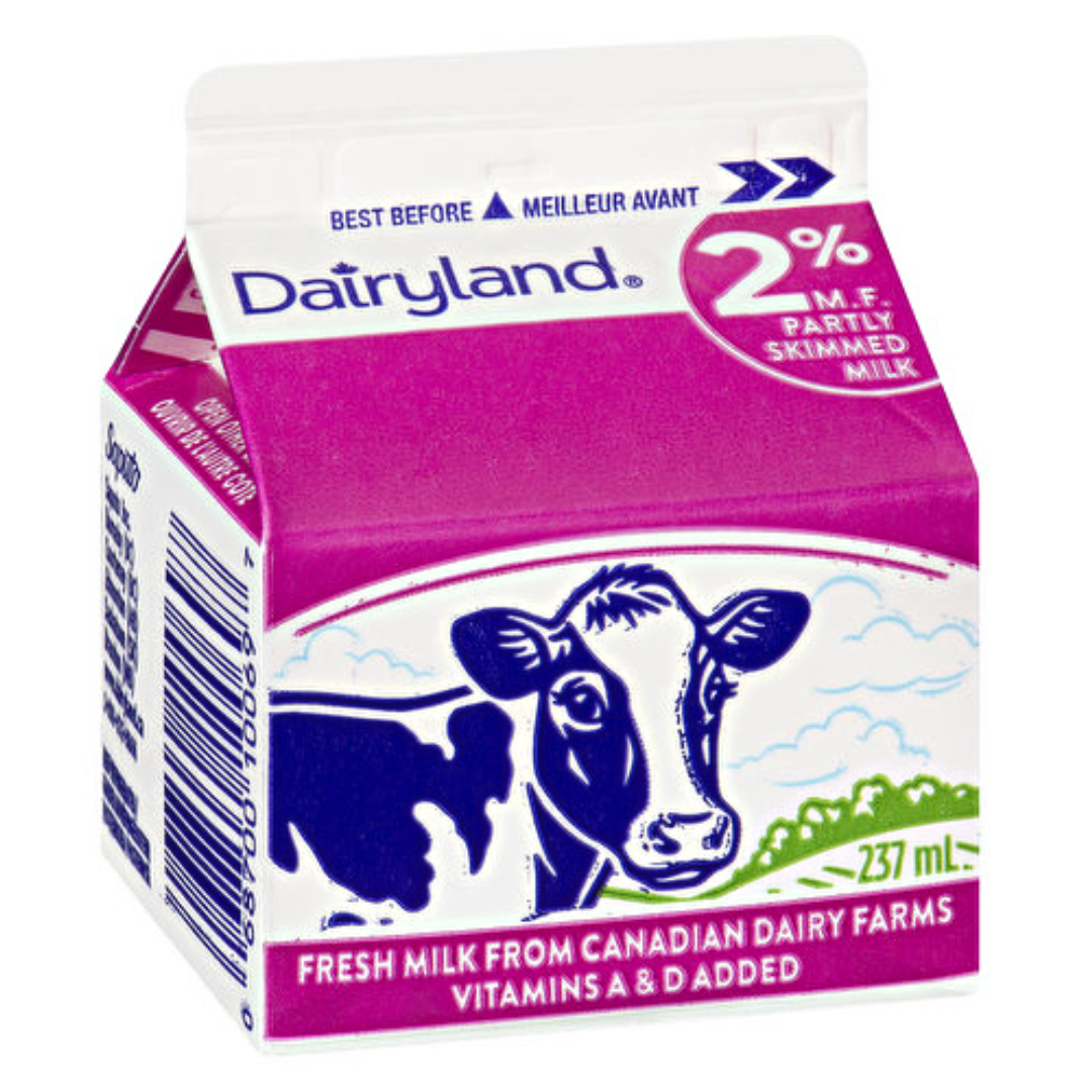 Dairyland 2% Milk 237ml – Canteen Canada