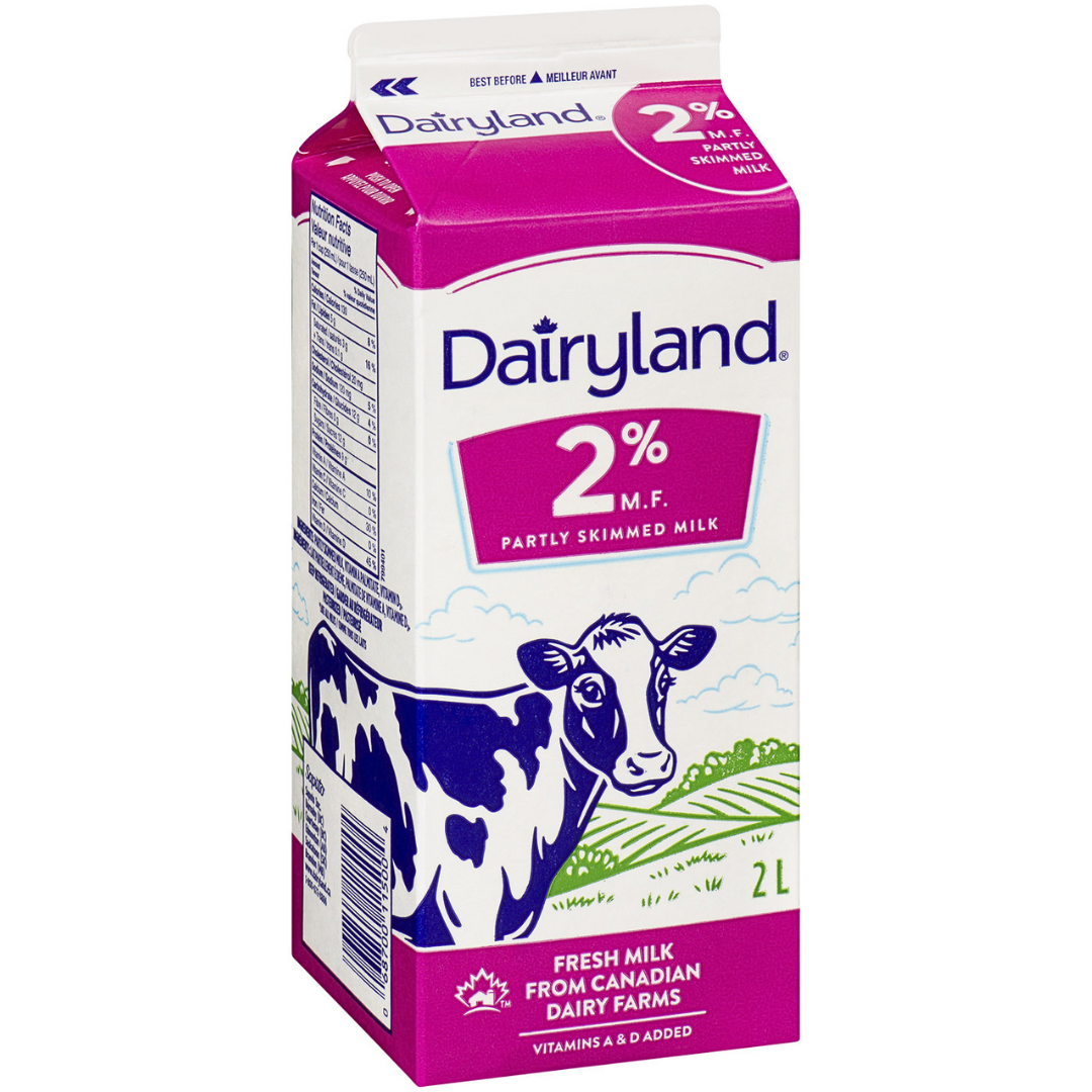 DAIRYLAND 2% MILK 2L – Canteen Canada