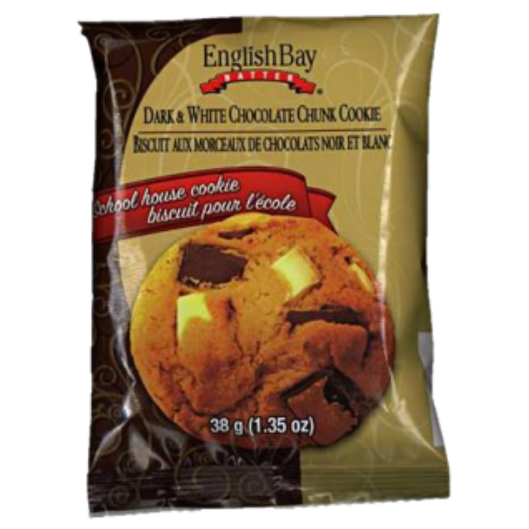 ENGLISH BAY DARK & WHITE CHOCOLATE CHUNK COOKIES 38g