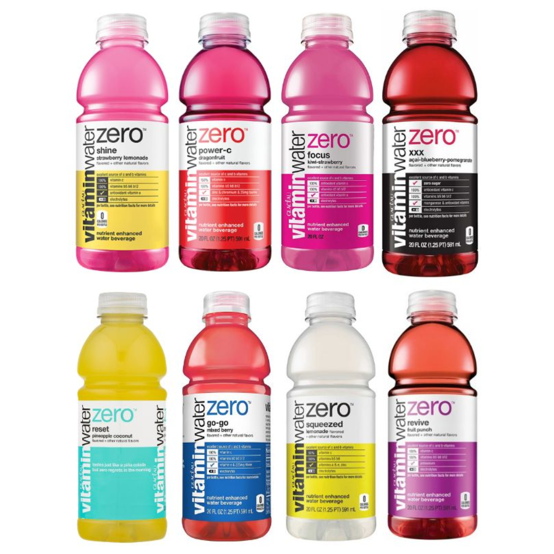 GLACÉAU VITAMIN WATER ZERO ASSORTED 591mL – Canteen Canada