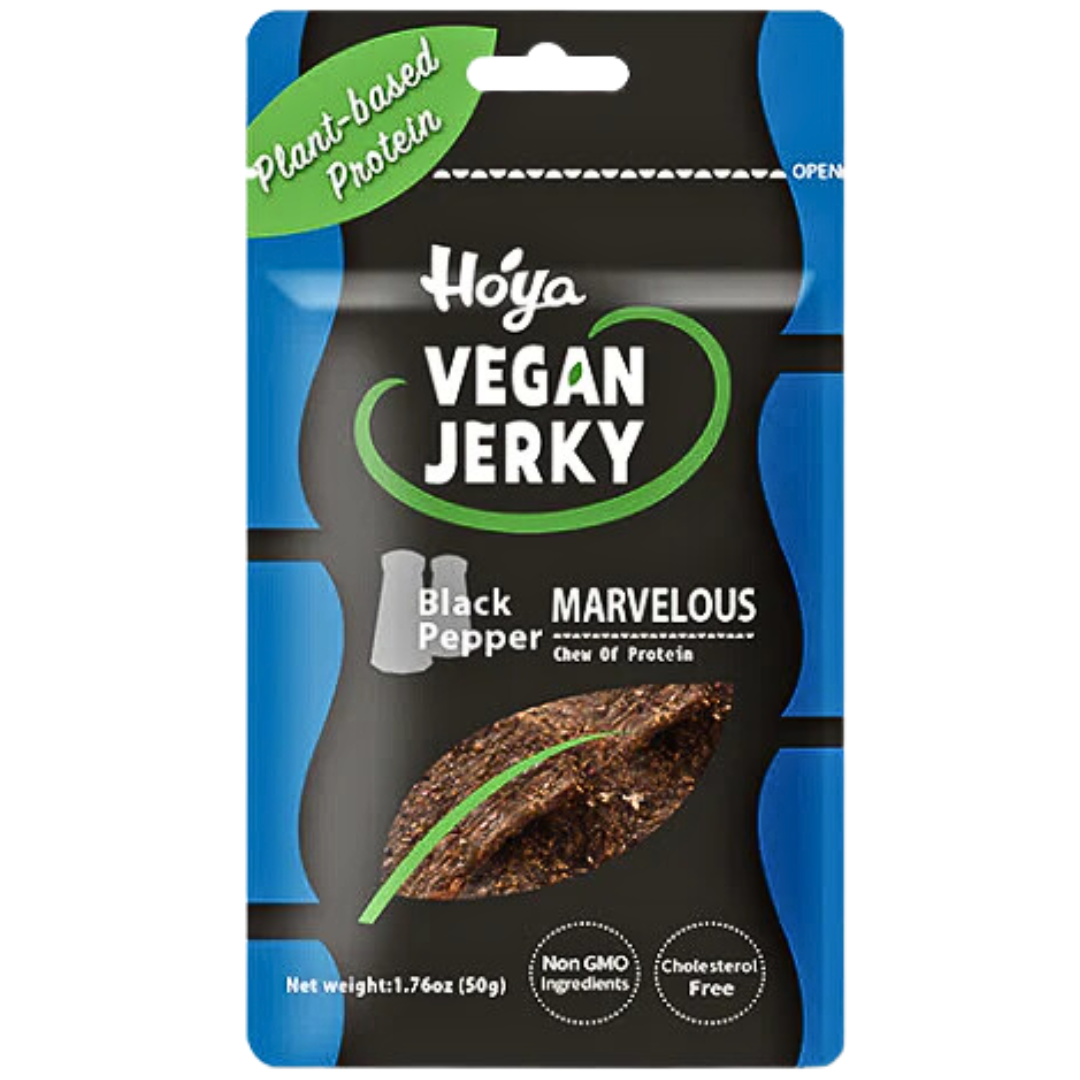 HOYA VEGAN JERKY BLACK PEPPER 50g Canteen Canada