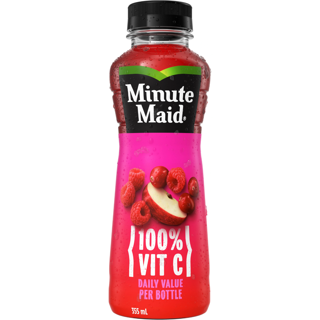 MINUTE MAID CRANBERRY APPLE RASPBERRY 355 mL