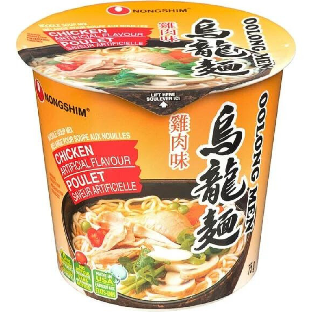 NONGSHIM OOLONG CHICKEN NOODLE SOUP CUP 75g