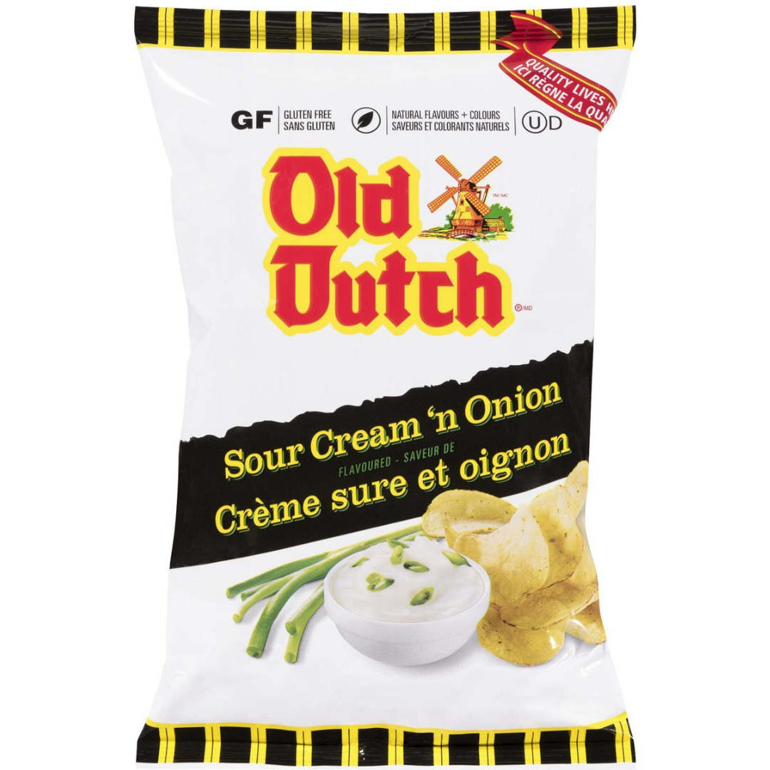 OLD DUTCH SOUR CREAM 'N ONION