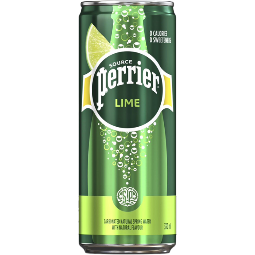 PERRIER LIME SPARKLING WATER 330ml
