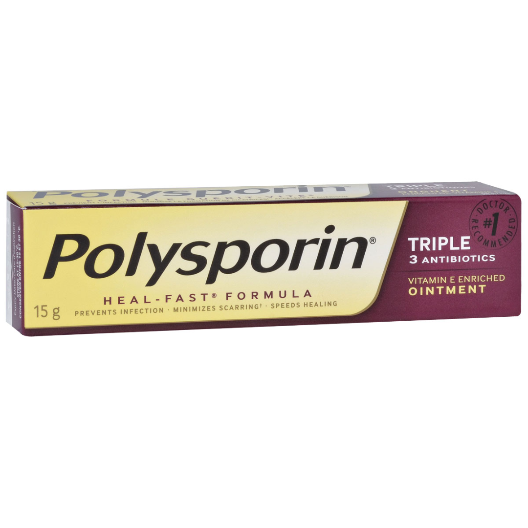 POLYSPORIN TRIPLE ANTIBIOTIC OINTMENT 15g Canteen Canada
