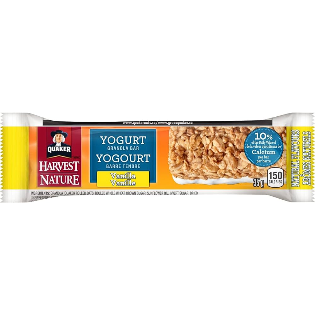 QUAKER VANILLA YOGURT BAR 35g