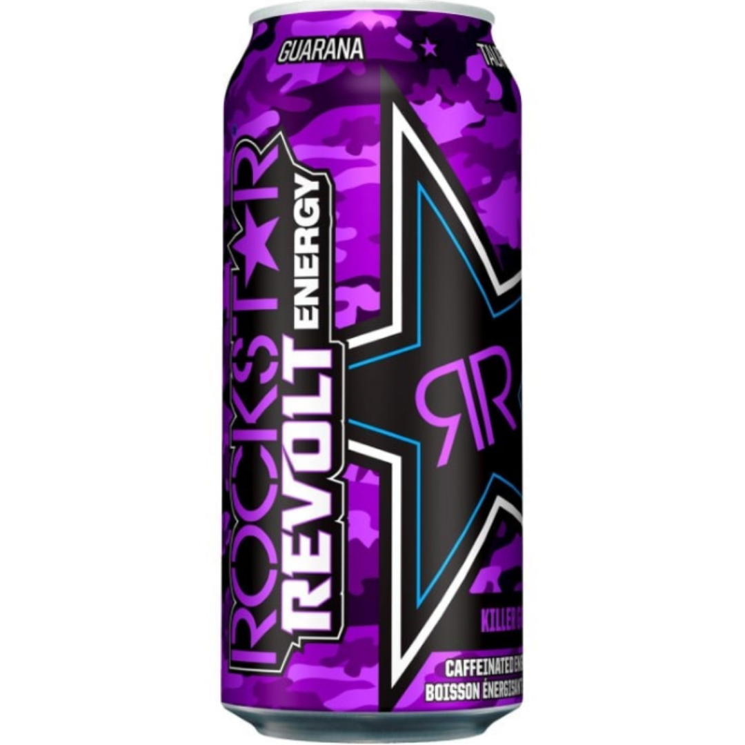 ROCKSTAR REVOLT ENERGY DRINK KILLER GRAPE 473ml