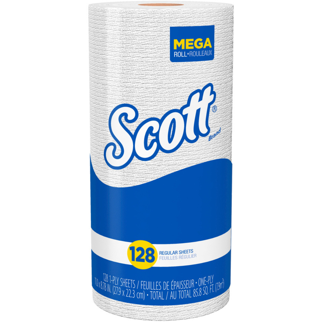SCOTT PAPER TOWEL 1PLY 128 SHEETS