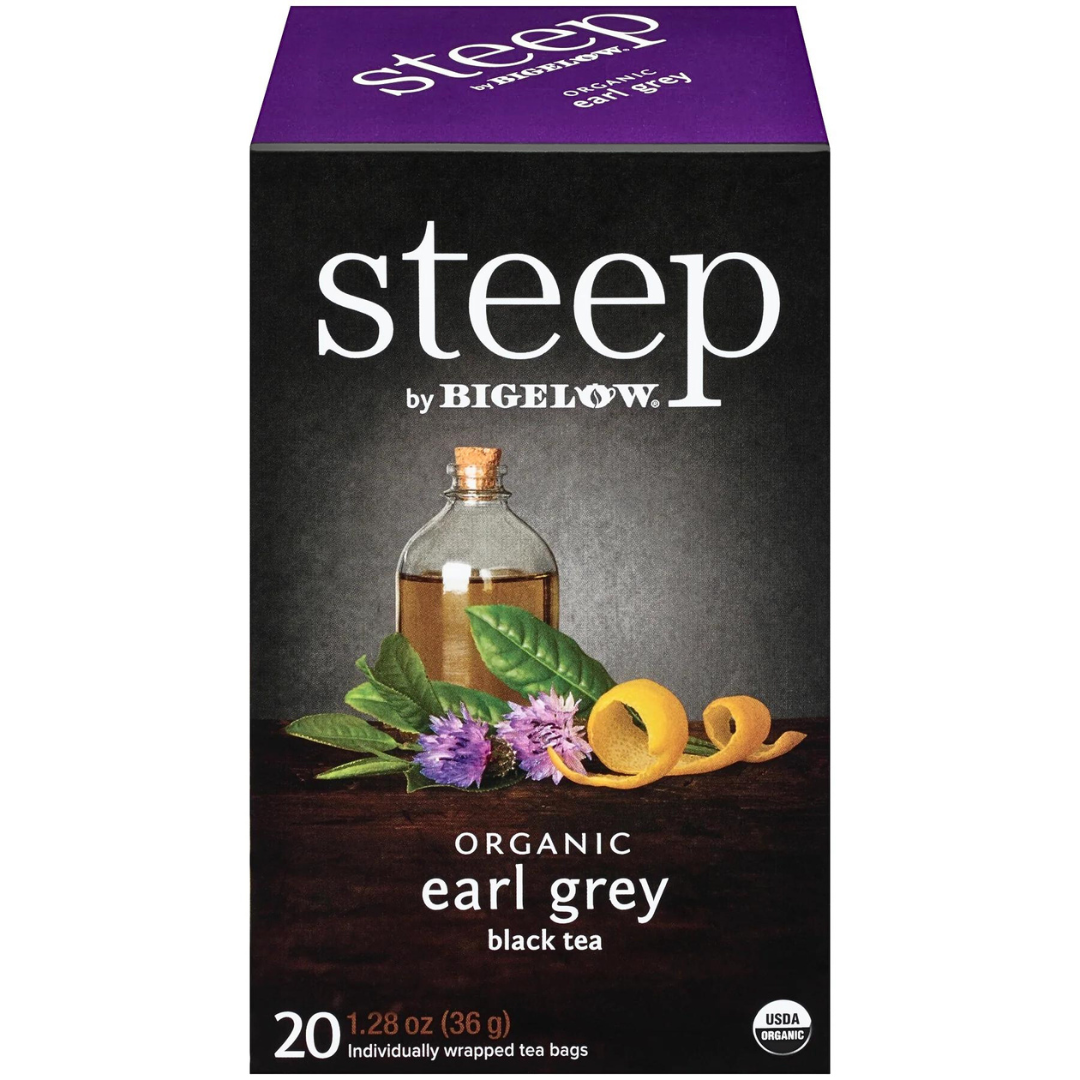 STEEP BY BIGELOW ORGANIC EARL GREY TEA