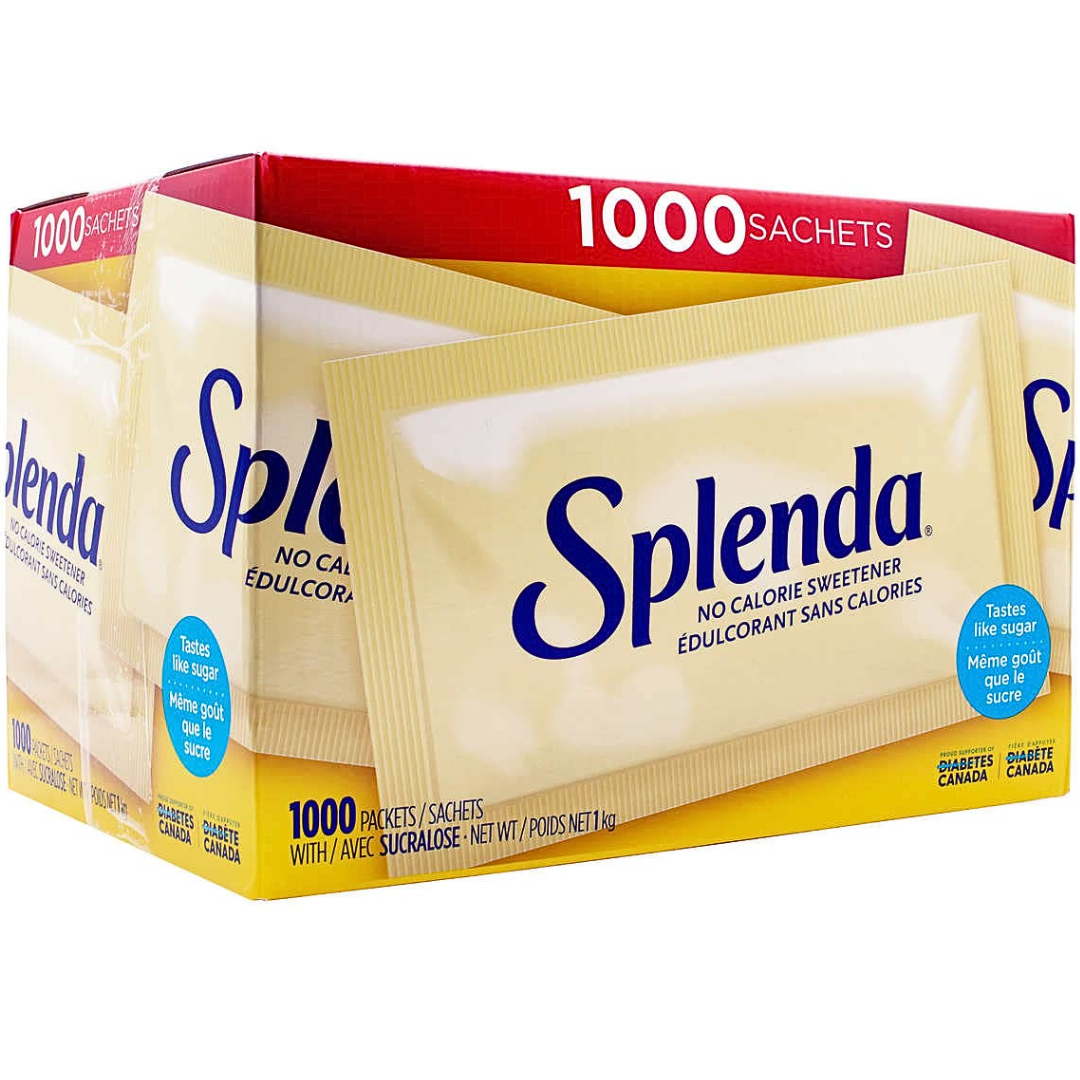 SPLENDA SWEETENER INDIVIDUAL PACKETS 1000 count