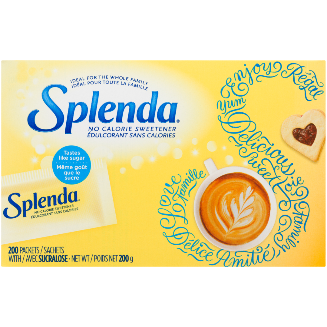 SPLENDA SWEETENER INDIVIDUAL PACKETS